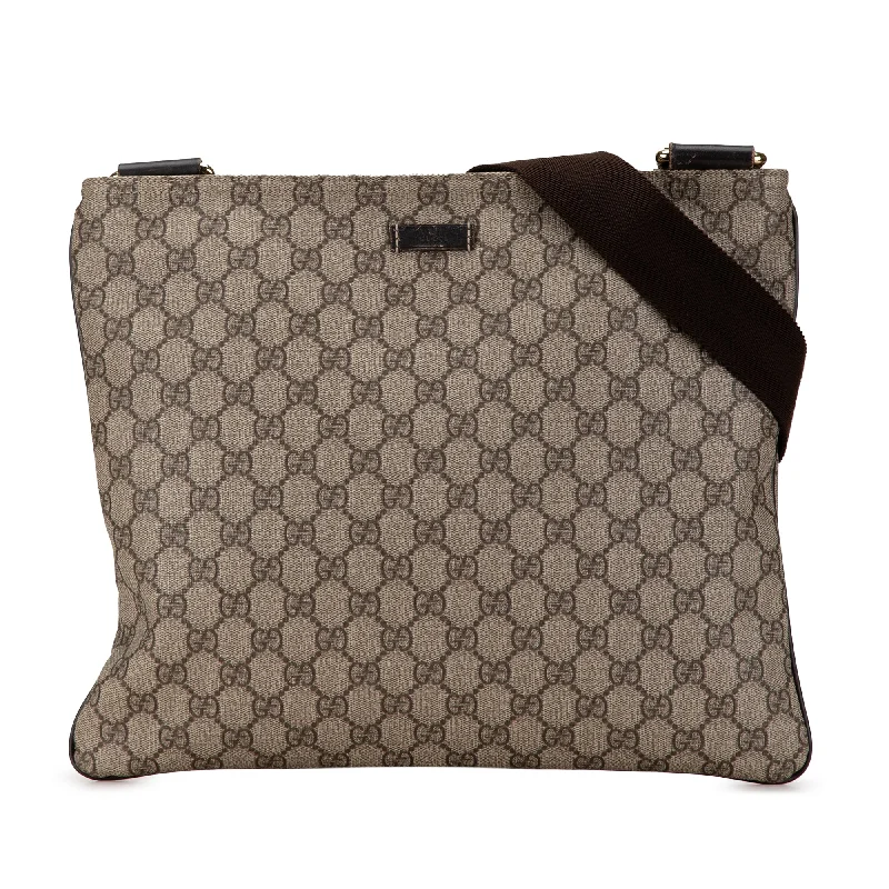 Brown Gucci GG Supreme Crossbody