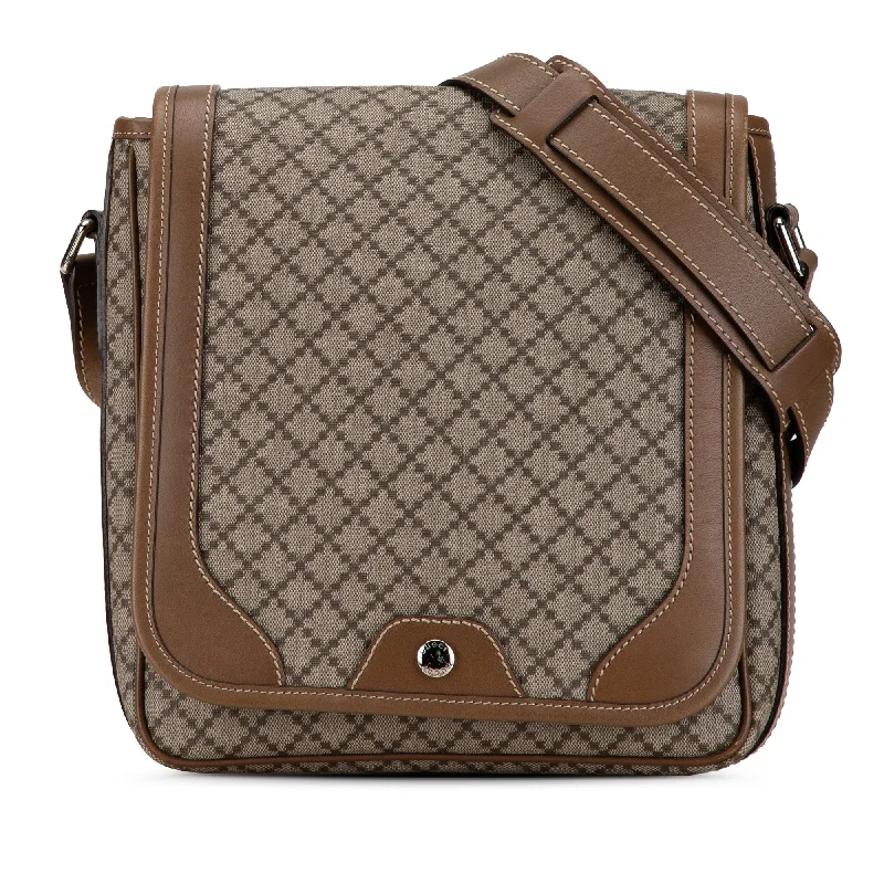 Brown Gucci Diamante Coated Canvas Crossbody