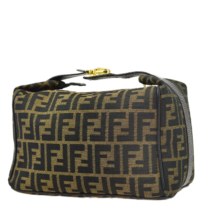 Fendi Brown Zucca Handbag Pouch