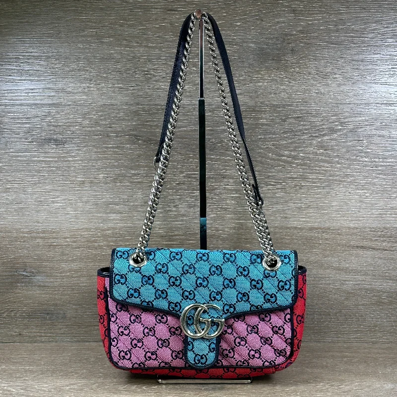 Gucci GG Canvas Small Marmont Shoulder Bag - Multicolor