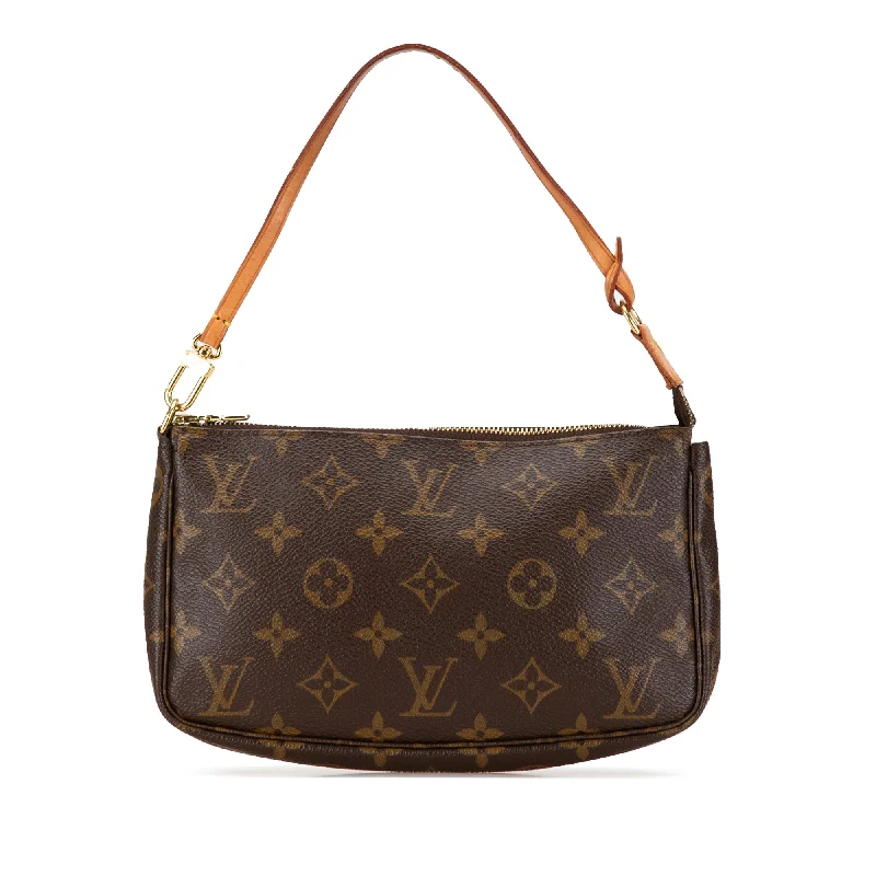 Brown Louis Vuitton Monogram Pochette Accessoires Shoulder Bag