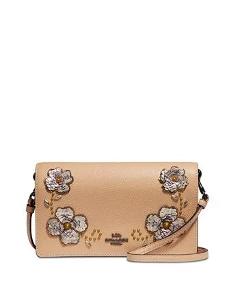 Coach Sequin Detail Foldover Crossbody