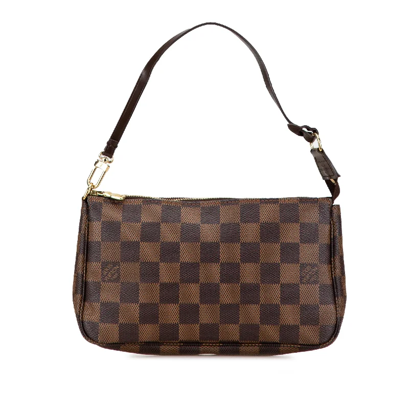 Brown Louis Vuitton Damier Ebene Pochette Accessoires Shoulder Bag