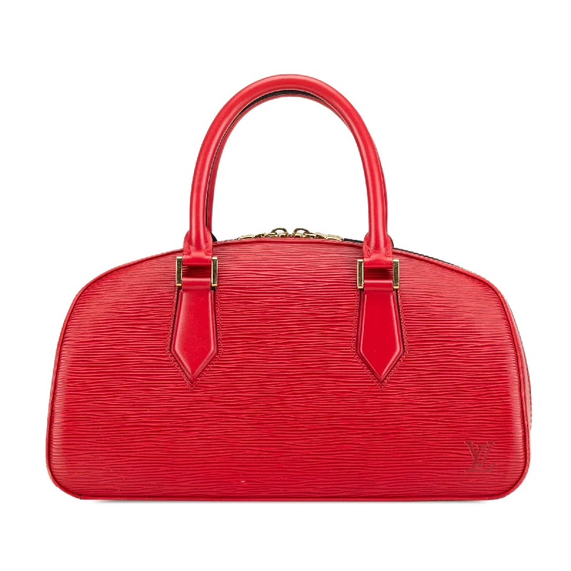 Red Louis Vuitton Epi Jasmine Handbag