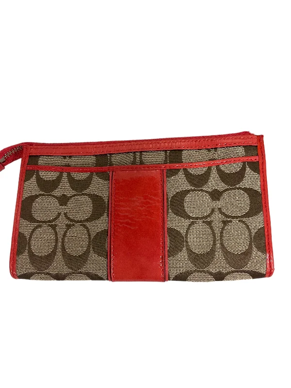 Wristlet Designer By Coach  Size: Medium