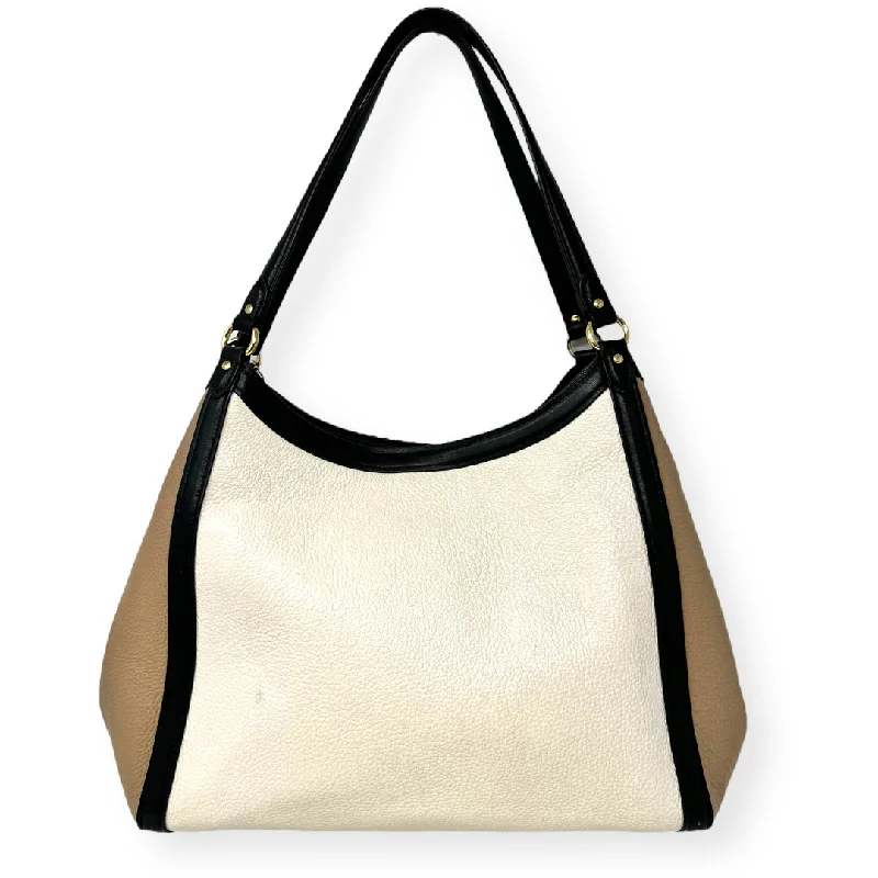 Kristy Leather Shoulder Bag in Colorblock By Coach  Size: Medium