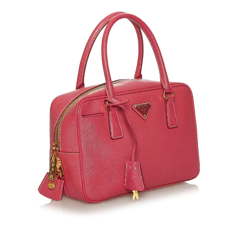 Prada Saffiano Bauletto Handbag 28801