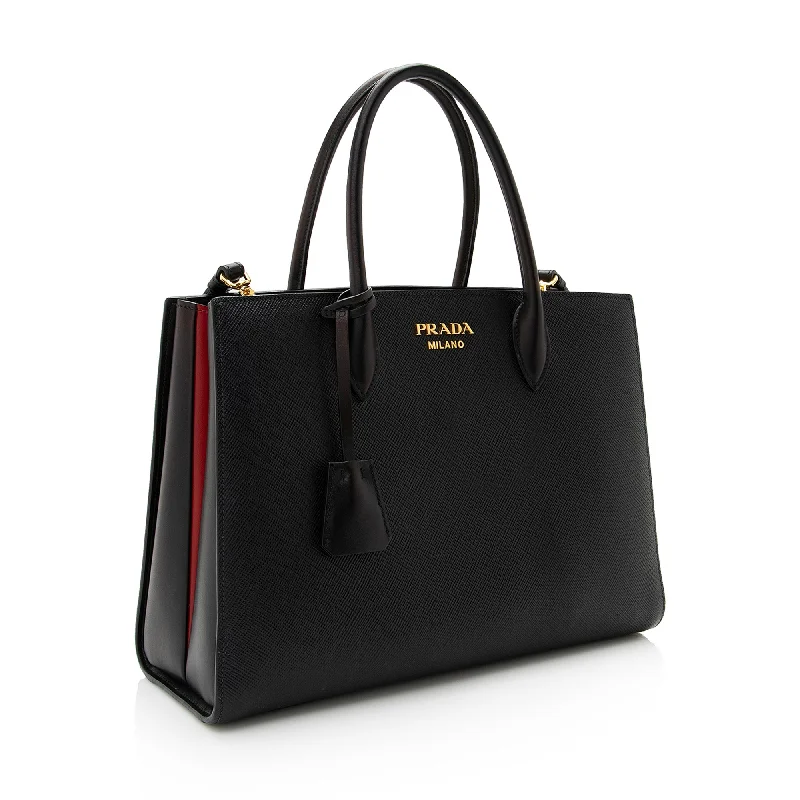 Prada Saffiano Cuir City Bibliotheque Large Tote 22478