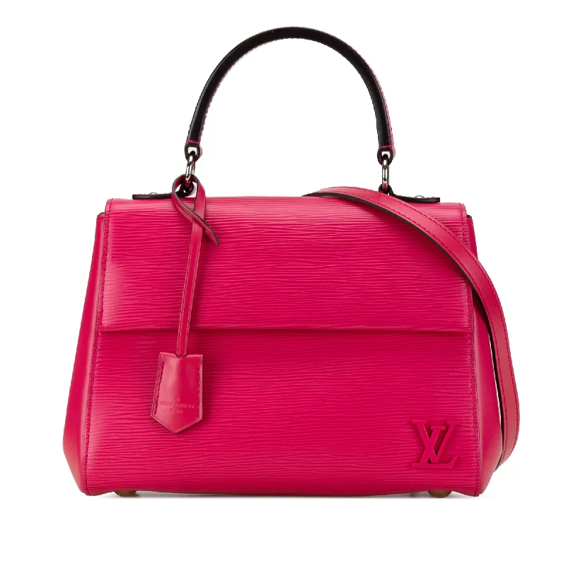 Pink Louis Vuitton Epi Cluny BB Satchel