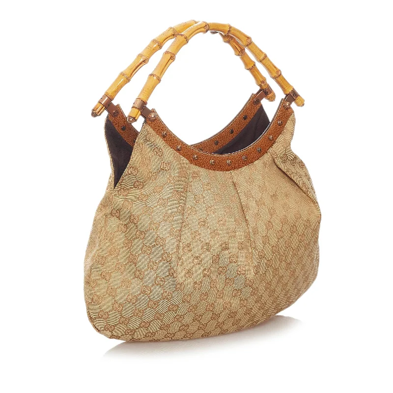 Gucci Bamboo GG Canvas Hobo Bag (27354)