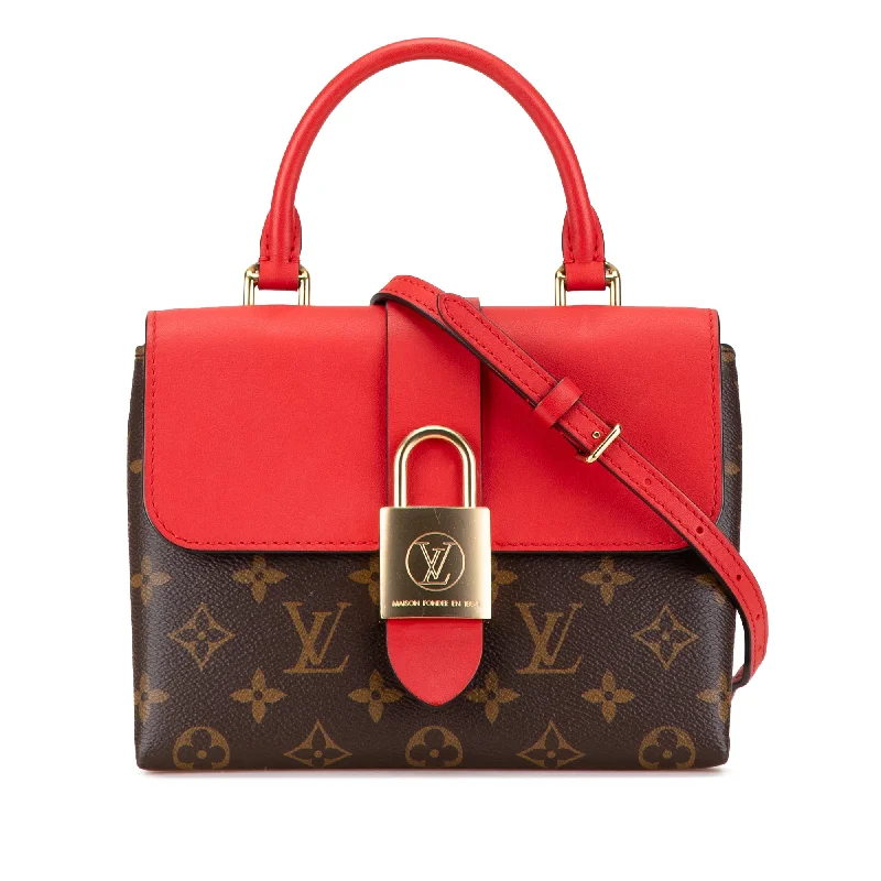 Brown Louis Vuitton Monogram Locky BB Satchel