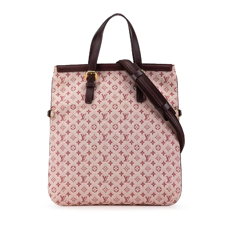 Red Louis Vuitton Monogram Mini Lin Francoise Satchel