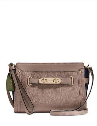 Coach Swagger Wristlet in Colorblock Pebble Leather