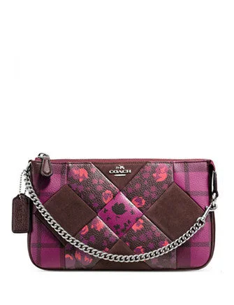 Coach Nolita Wristlet 24 in Patchwork Print Leather