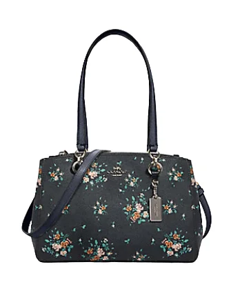 Coach Etta Carryall With Rose Bouquet Print