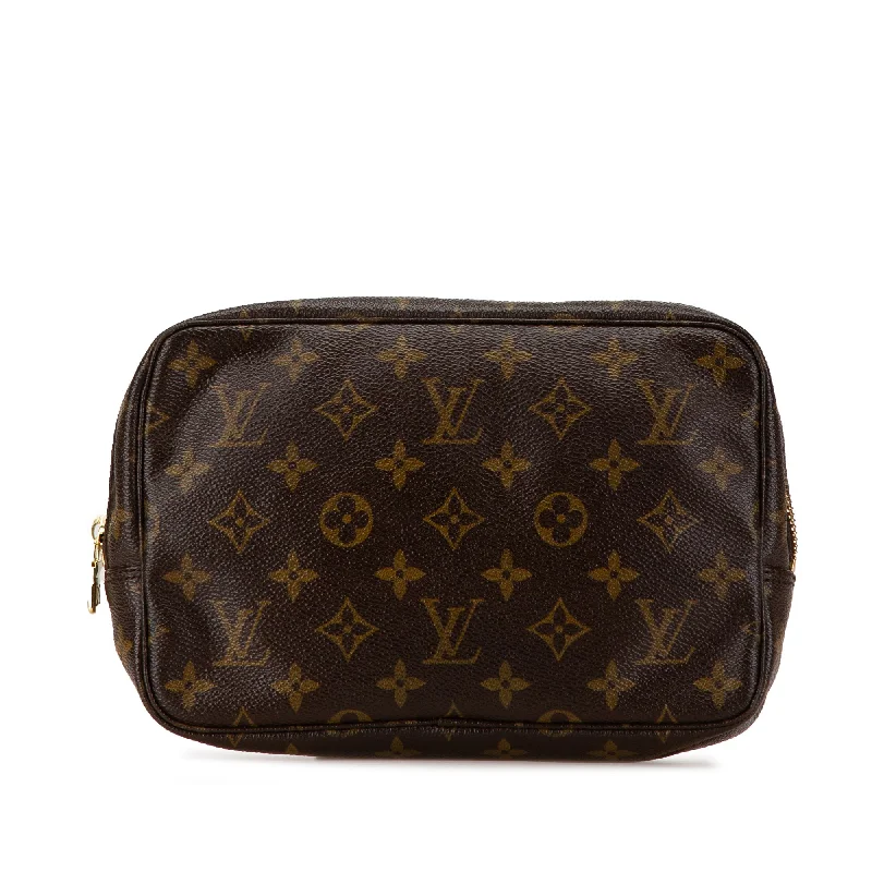 Brown Louis Vuitton Monogram Trousse Toilette 23 Clutch Bag