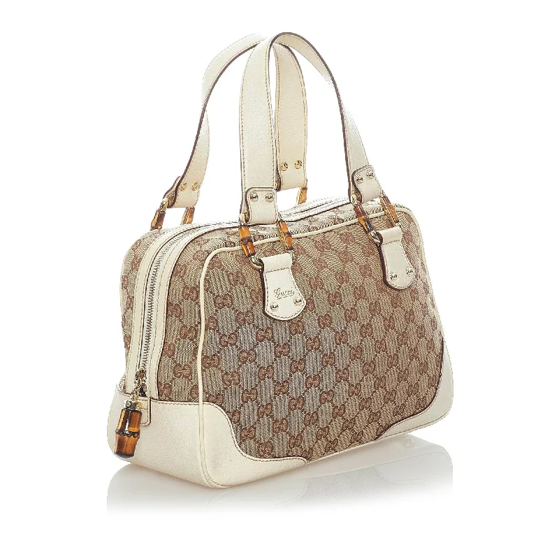 Gucci Bamboo GG Canvas Handbag (32941)