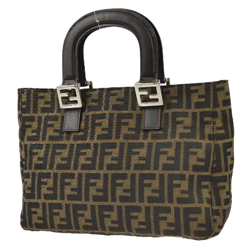 Fendi Brown Zucca Tote Handbag