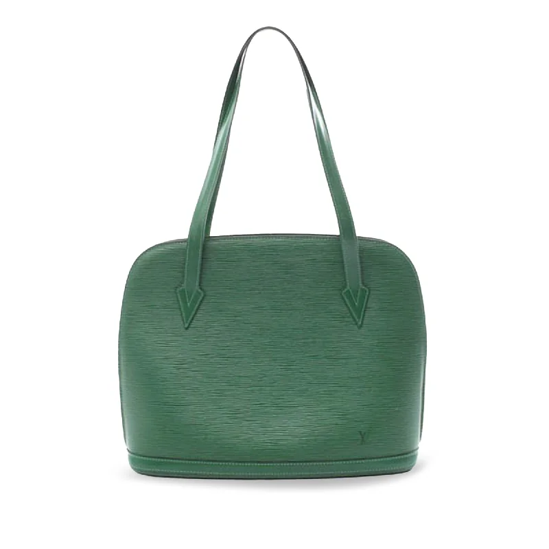 Green Louis Vuitton Epi Lussac Shoulder Bag