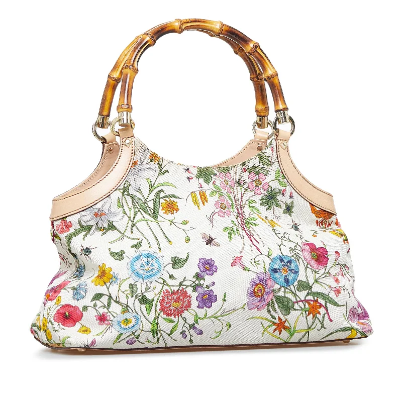 Gucci Bamboo Flora Handbag (cQcjVH)