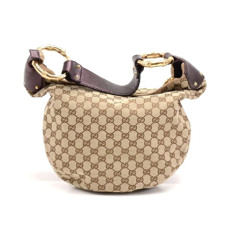 Supreme Monogram Canvas Metal Bamboo Bag