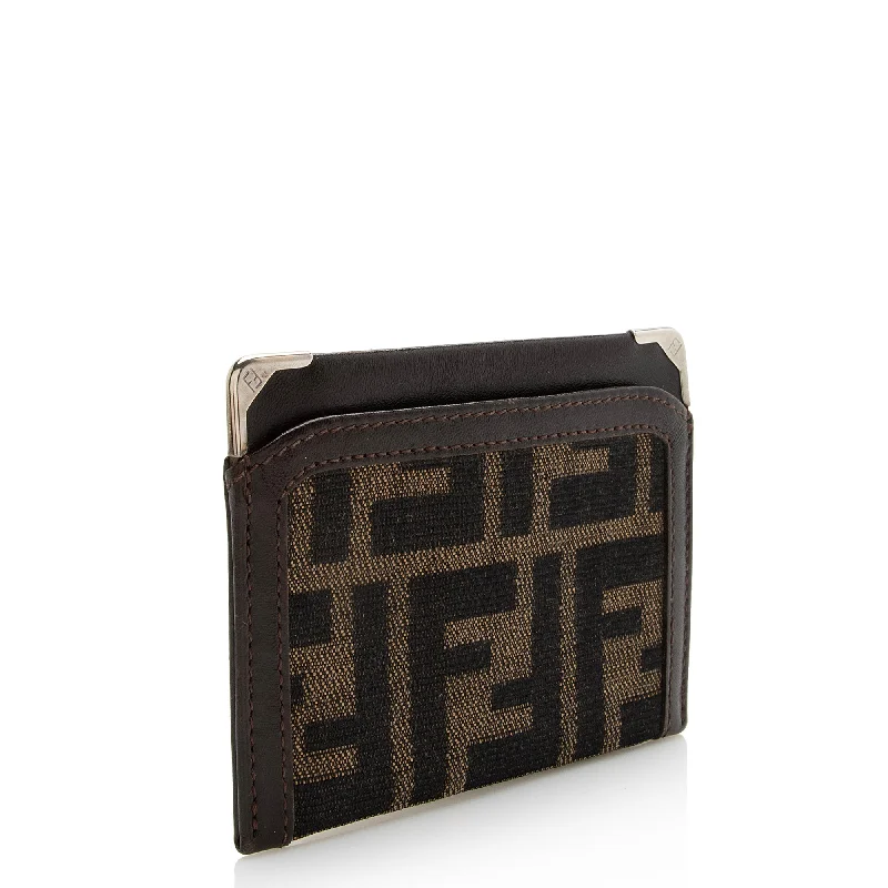 Fendi Vintage Zucca Card Case (SHF-22335)