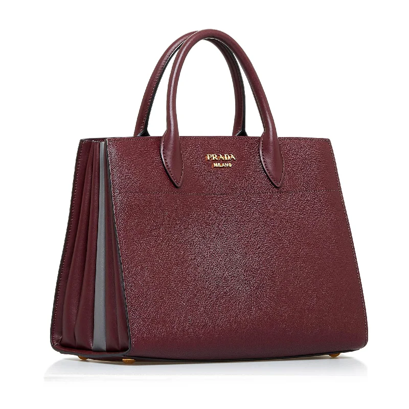 Prada Saffiano Bibliotheque Satchel s1EODS