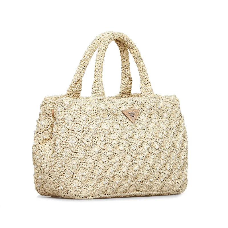 Prada Raffia Satchel mfUBGp