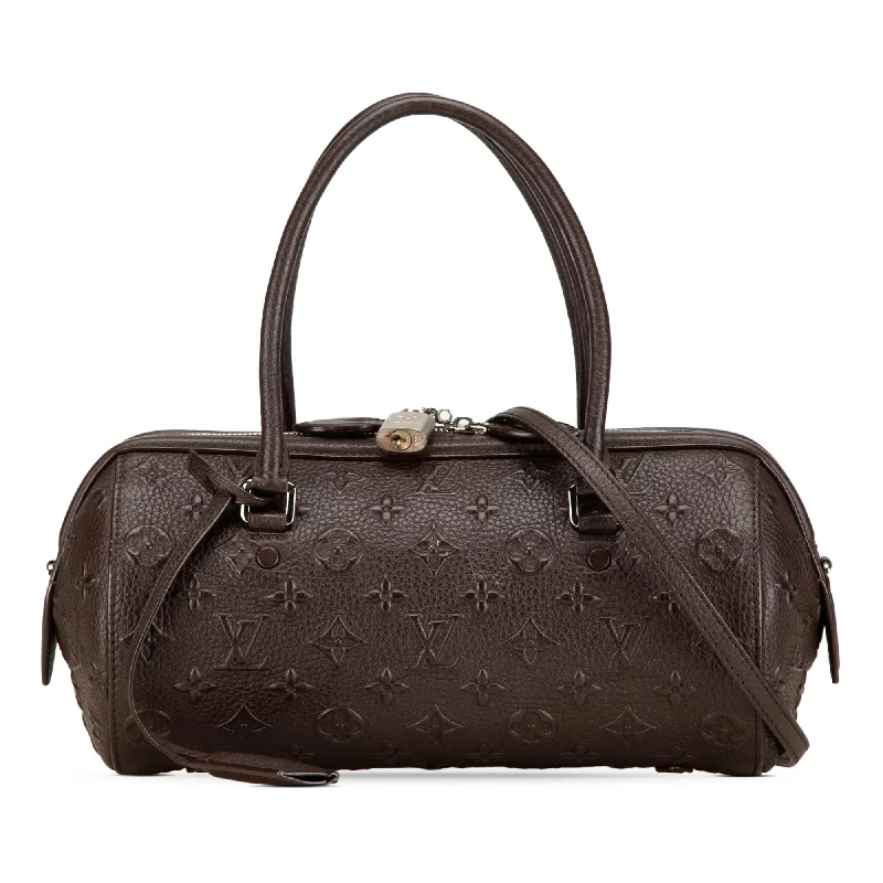 Brown Louis Vuitton Monogram Revelation Neo Papillon PM Satchel