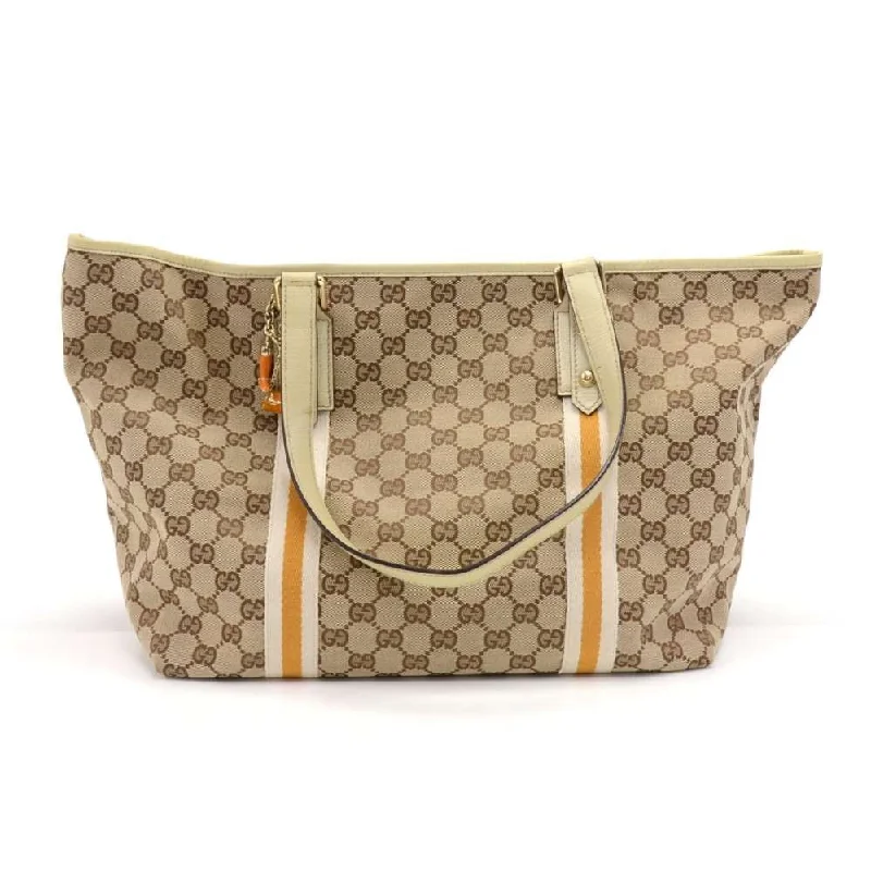 Monogram Canvas Tote Bag