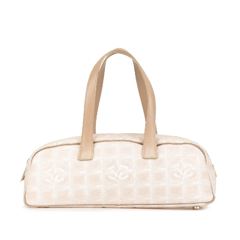 Beige Chanel New Travel Line Handbag