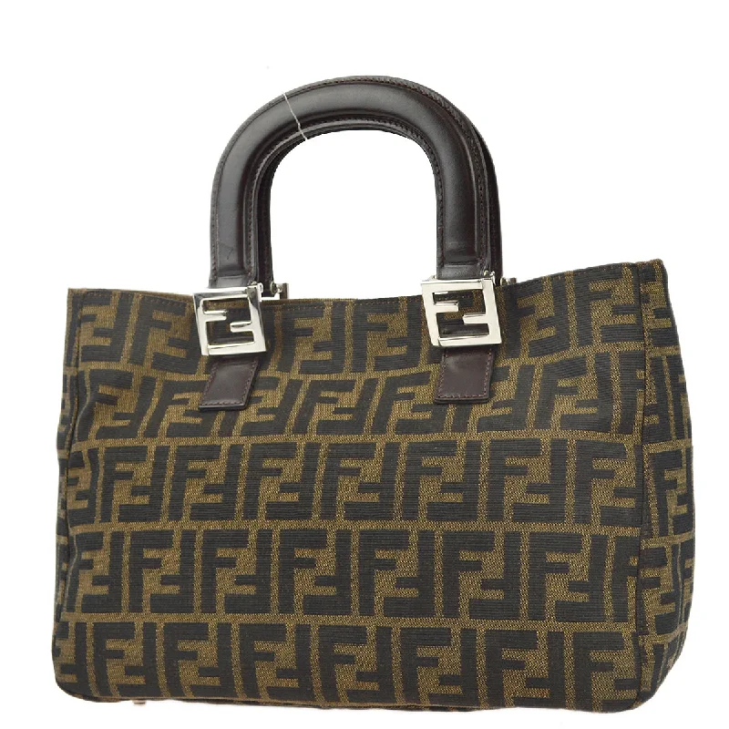 Fendi Brown Zucca Tote Handbag