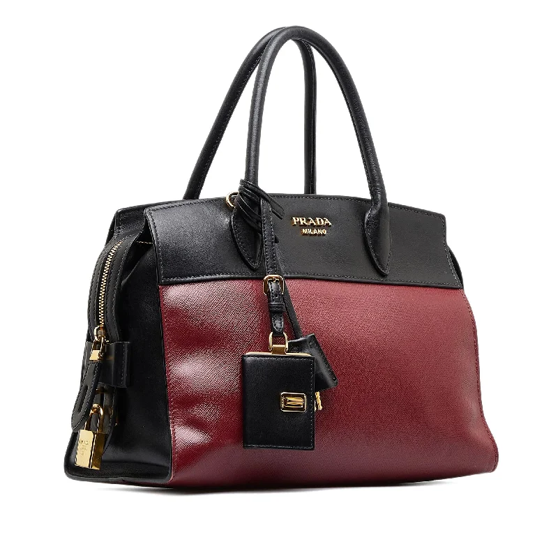 Prada Saffiano and City Calf Esplanade Satchel yCknz9