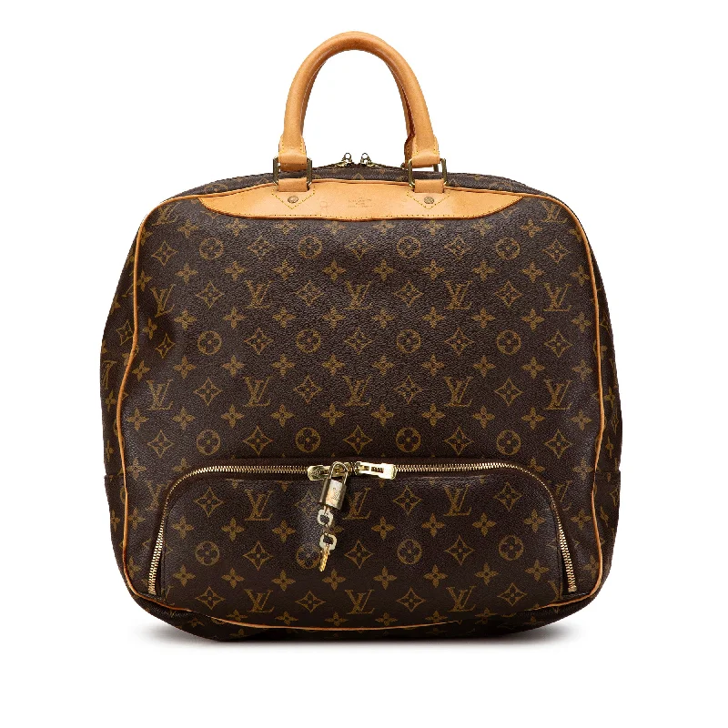 Brown Louis Vuitton Monogram Evasion Travel Bag