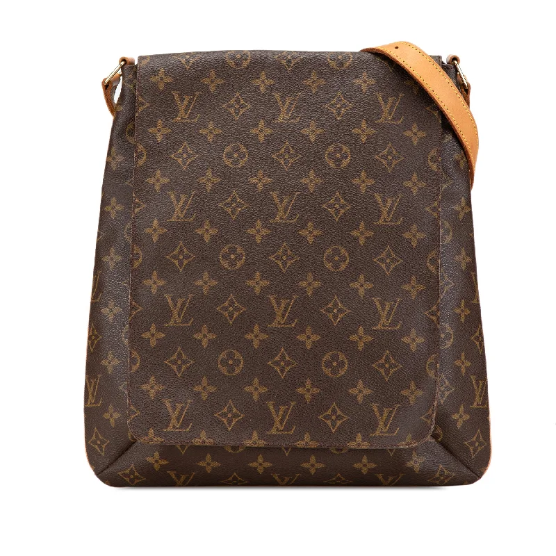 Brown Louis Vuitton Monogram Musette Salsa GM Crossbody Bag