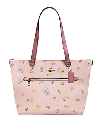 Coach Gallery Tote With Dandelion Floral Print