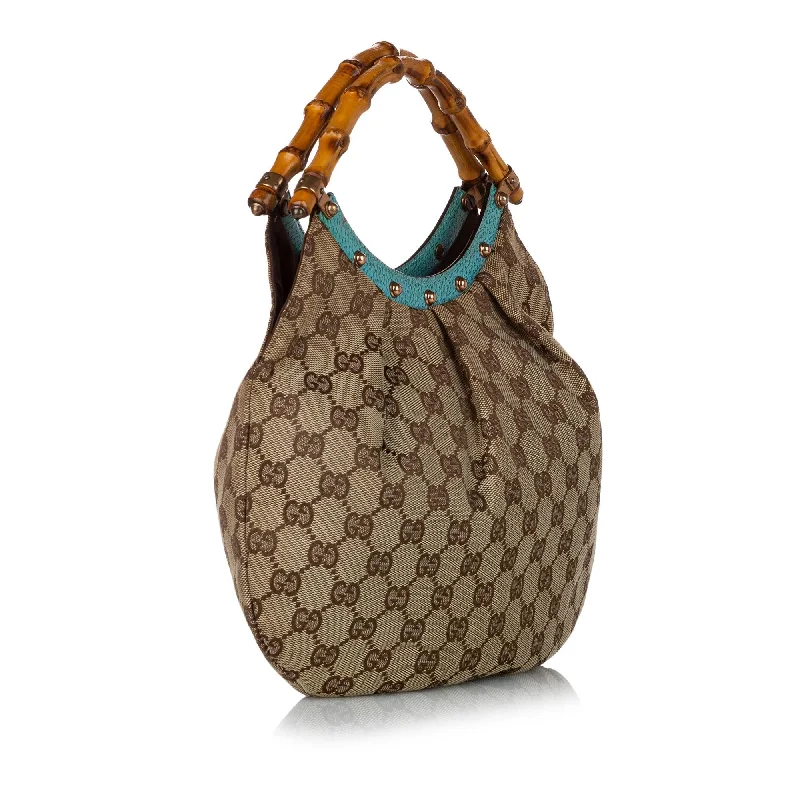 Gucci Bamboo GG Canvas Handbag (29250)