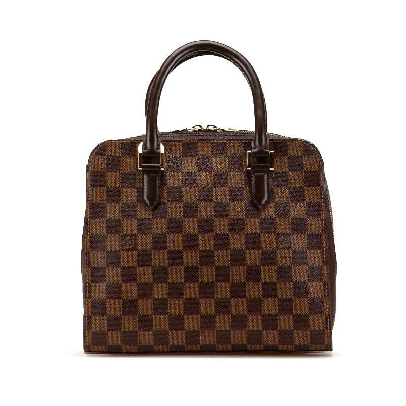 Brown Louis Vuitton Damier Ebene Triana Handbag