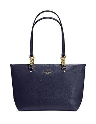 Coach Sophia Small Tote in Pebble Leather