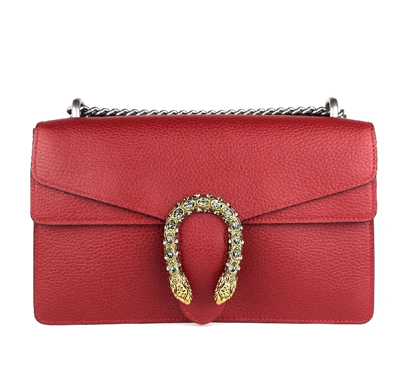 Dionysus Textured Leather Small Bag