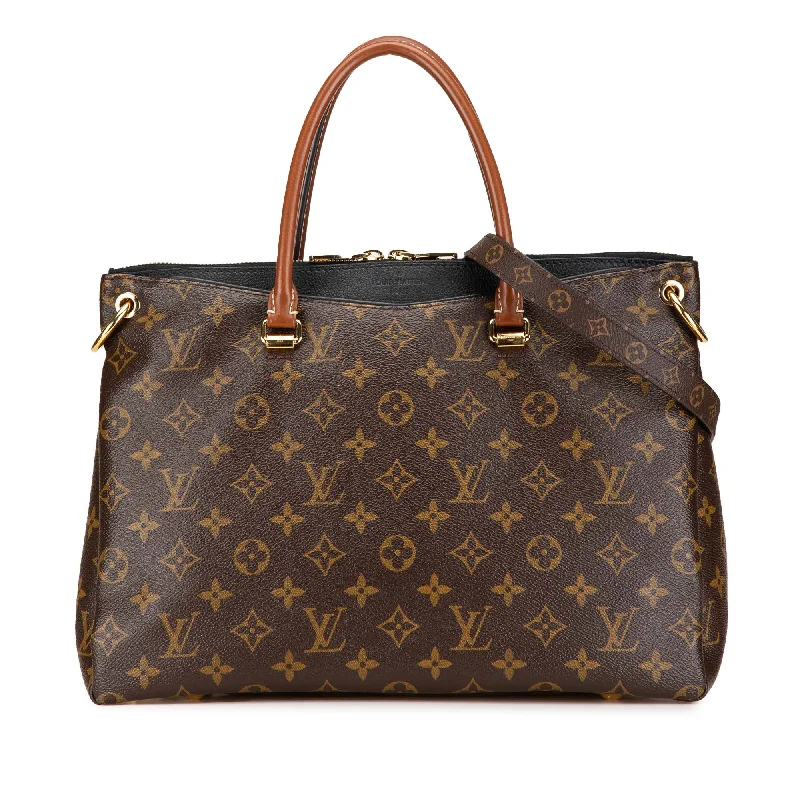 Brown Louis Vuitton Monogram Pallas MM Satchel