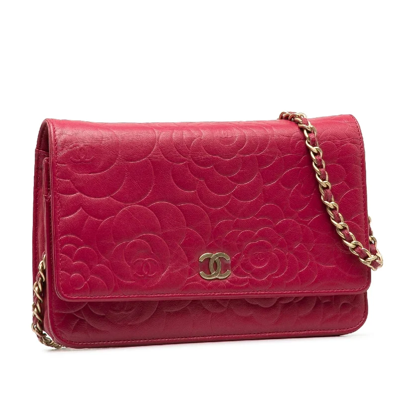 Chanel Camellia Wallet On Chain (rsYib2)