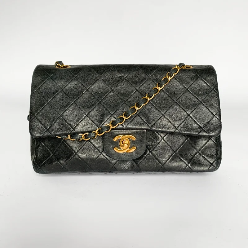 Chanel Classic Double Flap Bag Medium Lambskin Leather