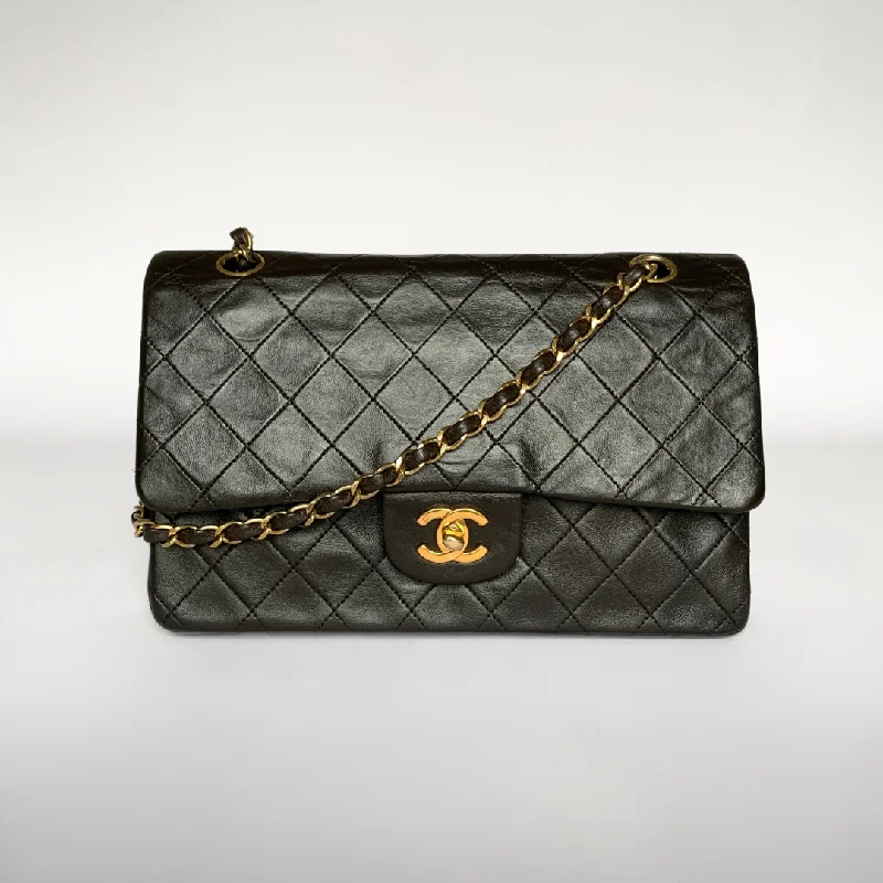 Chanel Classic Double Flap Bag Medium Lambskin Leather