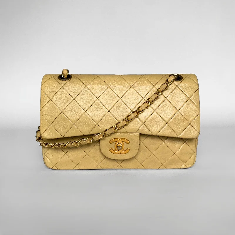 Chanel Classic Double Flap Bag Small Lambskin Leather