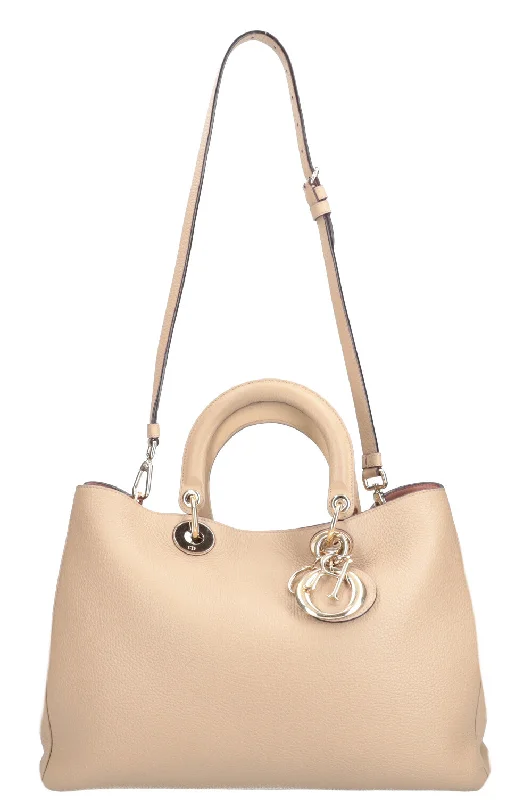 CHRISTIAN DIOR Diorissimo Tote Bag Beige